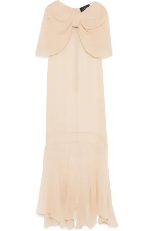 Simone Rocha Sheer-Midikleid mit Schleifendetail
