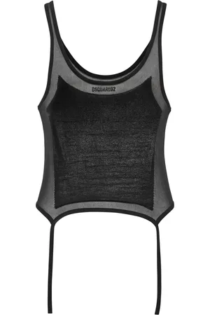 Dsquared2 Semi-transparentes Trägershirt