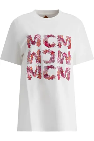MCM T-Shirt mit Logo-Print