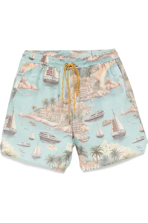 Rhude Sailing Map Badeshorts