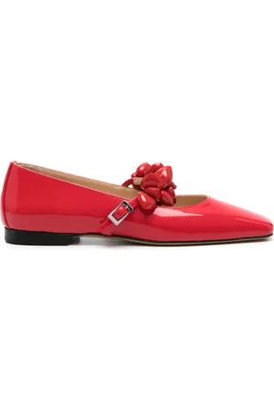 Mach & Mach Puffy Heart Ballerinas
