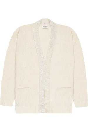 LANEUS Cardigan mit Jacquardmuster
