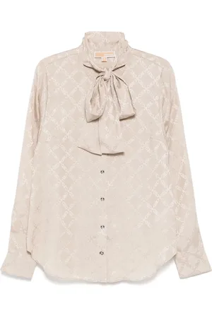 Michael Kors Bluse aus Empire Diamond-Jacquard