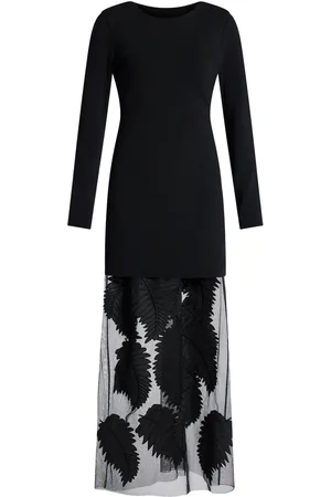 AJE Midikleid mit Stickerei