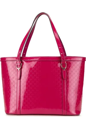 Gucci 2000-2015 Patent Microguccissima Nice Tote Bag