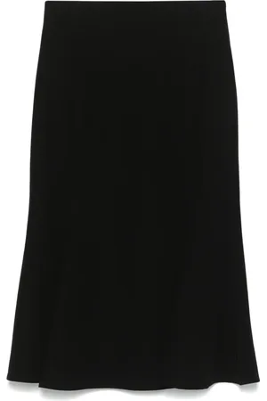 Alexander McQueen 2000s Midirock aus Krepp