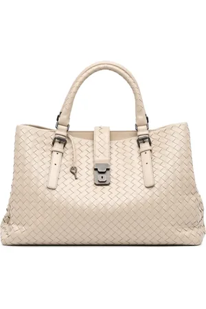 Bottega Veneta 2012-2024 mittelgroße Intrecciato Roma Tote Bag aus Nappaleder
