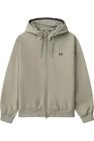 Fred Perry Jacke mit Logo-Stickerei