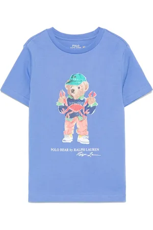 Ralph Lauren T-Shirt mit Polo Bear-Motiv