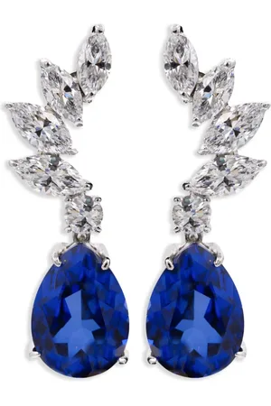 Juwelina Paris Reve Blue Ohrringe aus Sterlingsilber