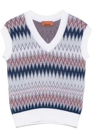 Missoni Oberteil mit Zickzackmuster