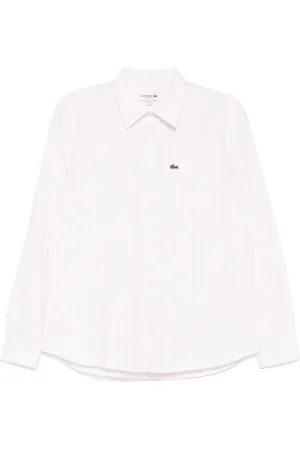 Lacoste Gestreiftes Oxford-Hemd