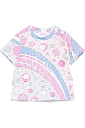 PUCCI Junior T-Shirt mit Vivara-Print