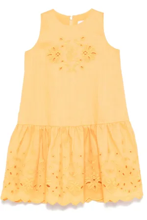 ERMANNO SCERVINO Kleid mit Lochstickerei
