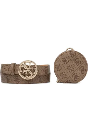 Guess Jacquard-Gürtel mit Logo