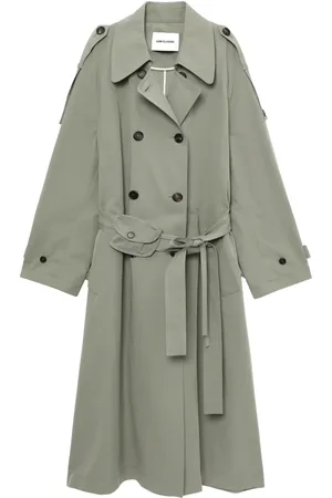 Low Classic Zweireihiger Trenchcoat