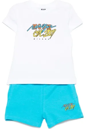 Msgm Set aus T-Shirt und Joggingshorts