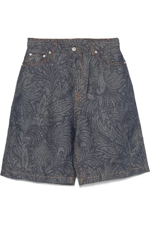 Etro Bermuda-Shorts aus Jacquard-Denim