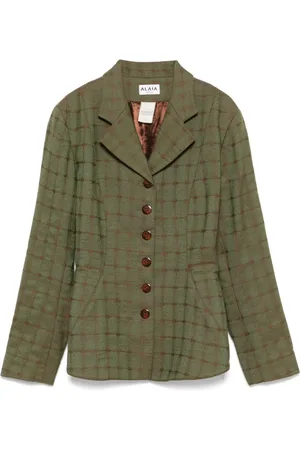 Alaïa 1980 karierte Jacke