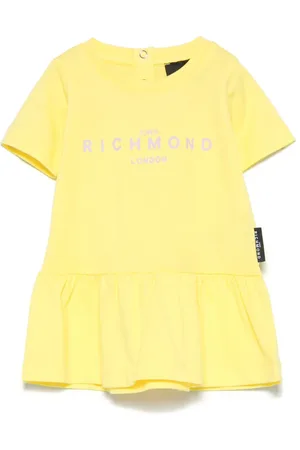 John Richmond Kleid mit Logo-Print
