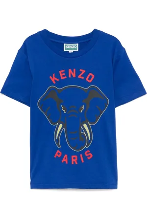 Kenzo T-Shirt mit Elefanten-Print