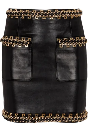 Balmain Minirock mit Kettendetail