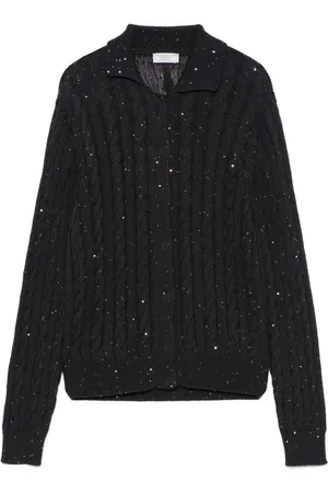 PESERICO SIGN Cardigan mit Pailletten