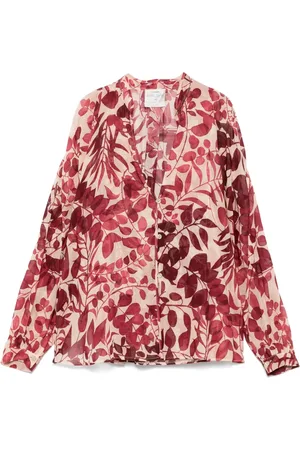 FORTE FORTE Bluse mit Blumen-Print