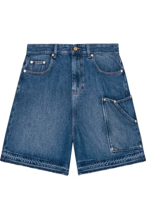 Ganni Klassische Jeans-Shorts