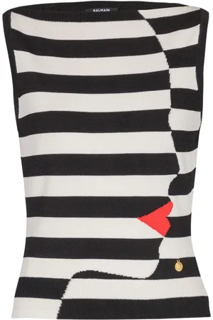 Balmain Mariniere Strickoberteil