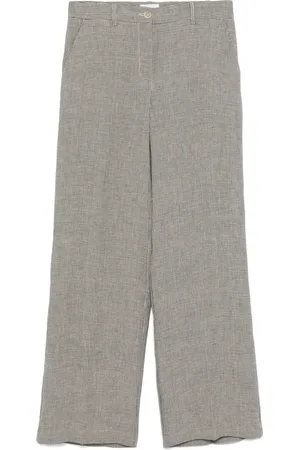 P.A.R.O.S.H. Leinenhose mit geradem Bein