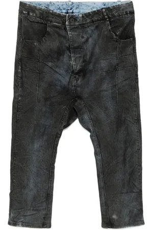 11 BY BORIS BIDJAN SABERI Jeans mit Knopfverschluss