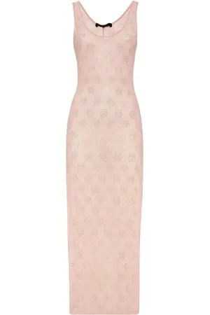 Philipp Plein Midikleid mit Monogramm