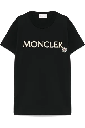 Moncler T-Shirt mit Logo-Stickerei