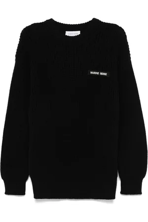 Marine Serre Pullover mit Rundhalsausschnitt