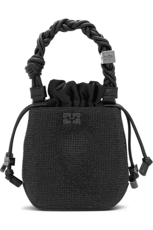 Ganni Handtasche mit Flechtriemen