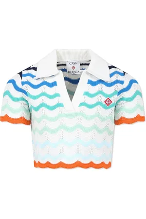 Casablanca Gradient Wave Poloshirt
