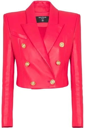 Balmain Jacke aus Lammleder