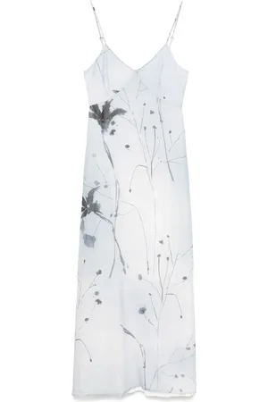 PESERICO SIGN Maxikleid mit Blumen-Print