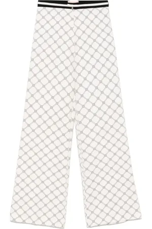 Elisabetta Franchi Hose mit Logo-Print