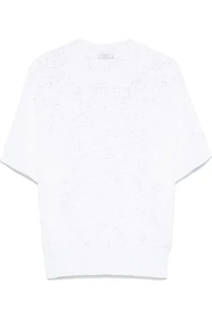PESERICO SIGN Pullover aus Häkelstrick
