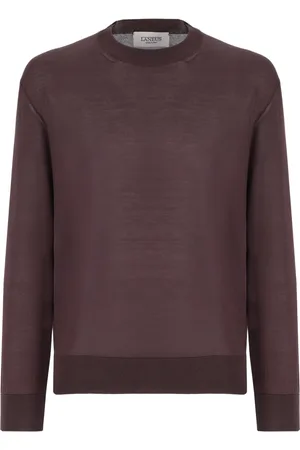 LANEUS Fein gestrickter Pullover