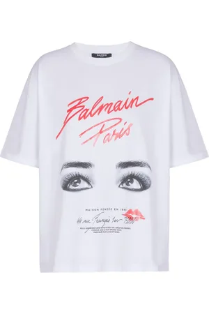 Balmain T-Shirt mit Augen-Print