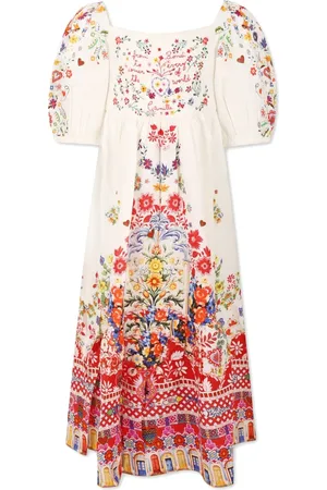 Camilla Kleid mit Faith Luck & Justice-Print