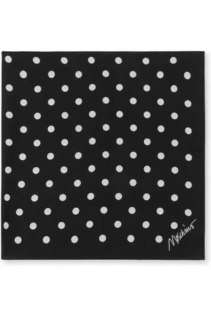 Moschino Seidenschal mit Polka Dots