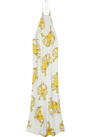 Msgm Kleid mit Krebs-Print