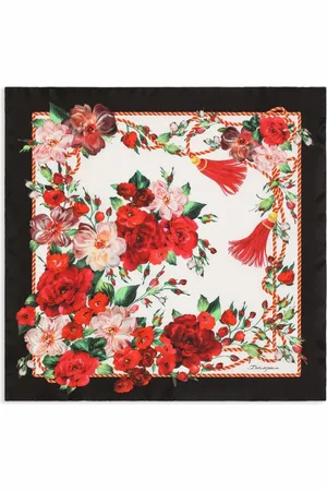 Dolce & Gabbana Schal mit Rosen-Print