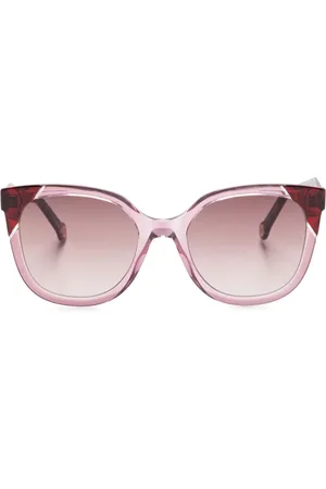 Carolina Herrera Sonnenbrille im Butterfly-Design