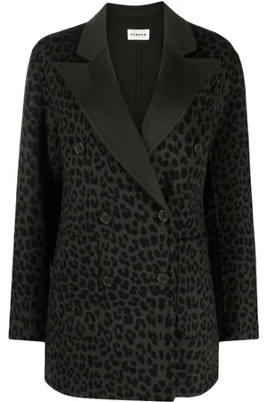 P.A.R.O.S.H. Doppelreihiger Blazer mit Print