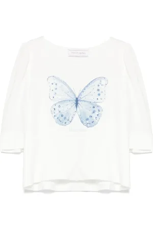 MONNALISA T-Shirt mit Schmetterlingen